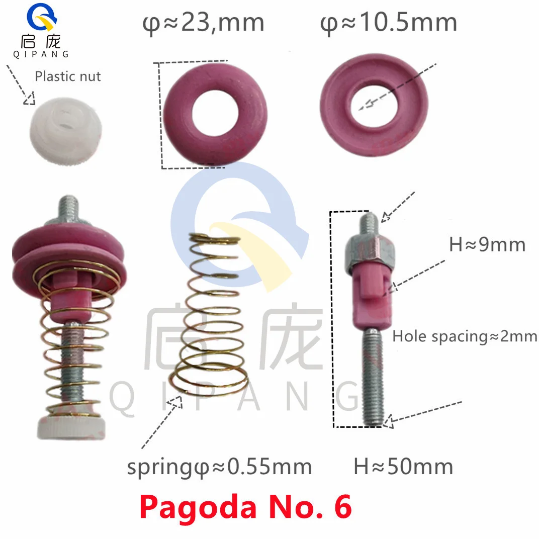 Аксессуары для швейных машин KiWarm 2 шт. запчасти направляющая пряжи Заводская