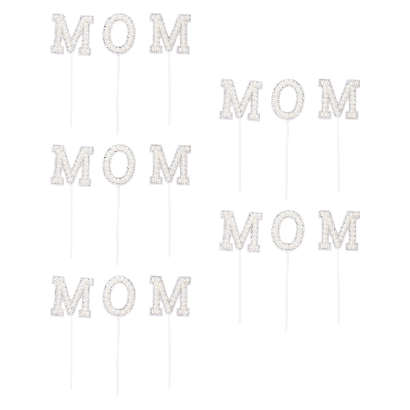 

5 Sets Durable Mother's Day Cake Decoration Mother's Day Cake Decor Baking Supply