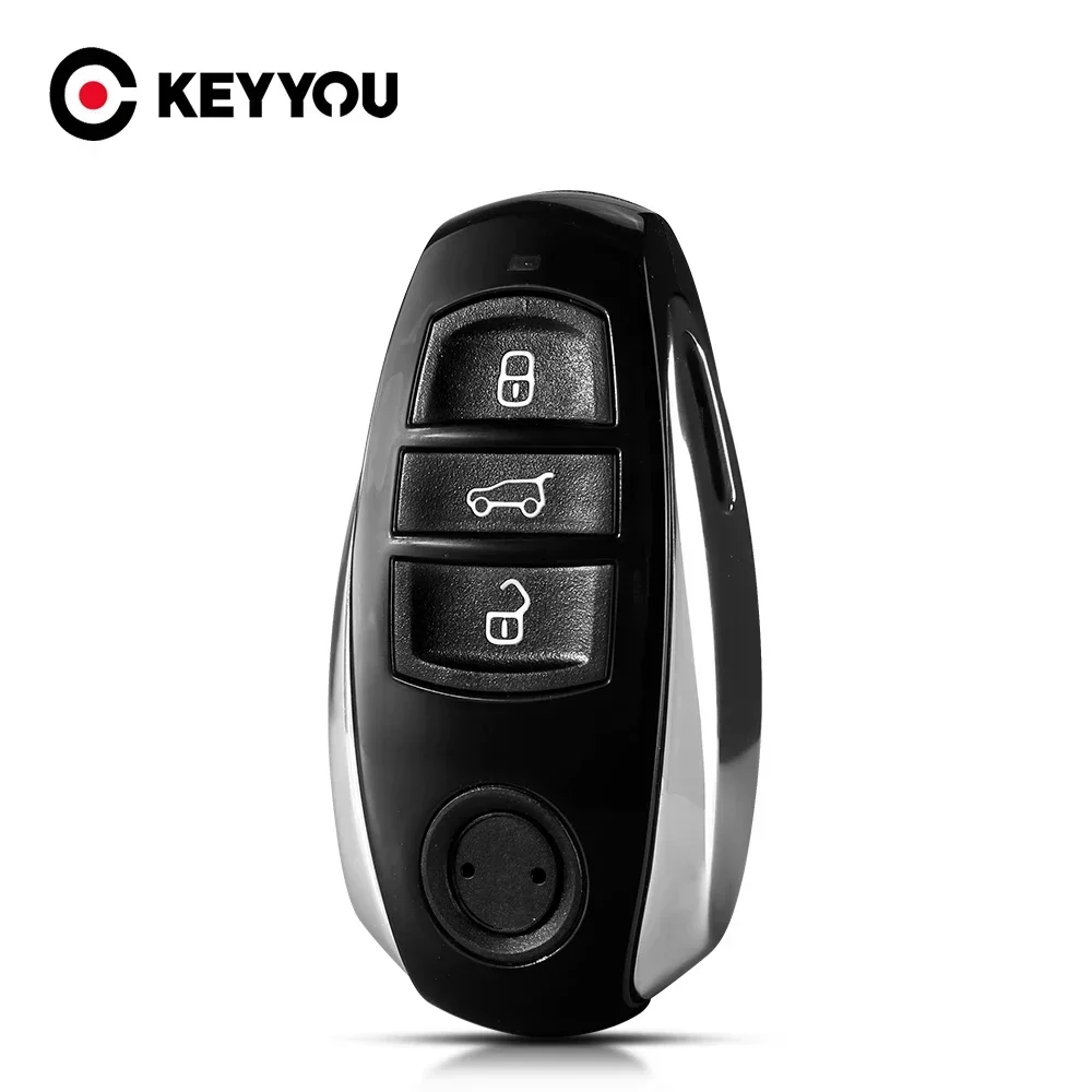 

Чехол KEYYOU для автомобильного ключа, 3 кнопки, для VW Volkswagen Touareg 2011 2012 2013 2014 2015 2016 2017 2018