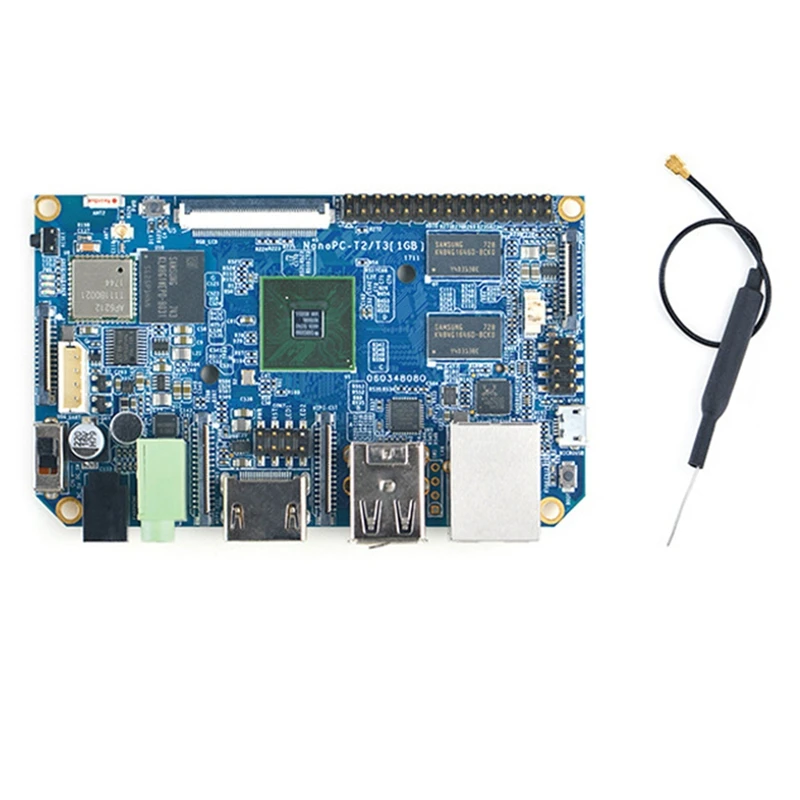 For Nanopc-T2 S5P4418 Quad Core Cortex-A9 1GB DDR3 RAM Wifi Bluetooth A9 Card Computer Development Board Ubuntu Android