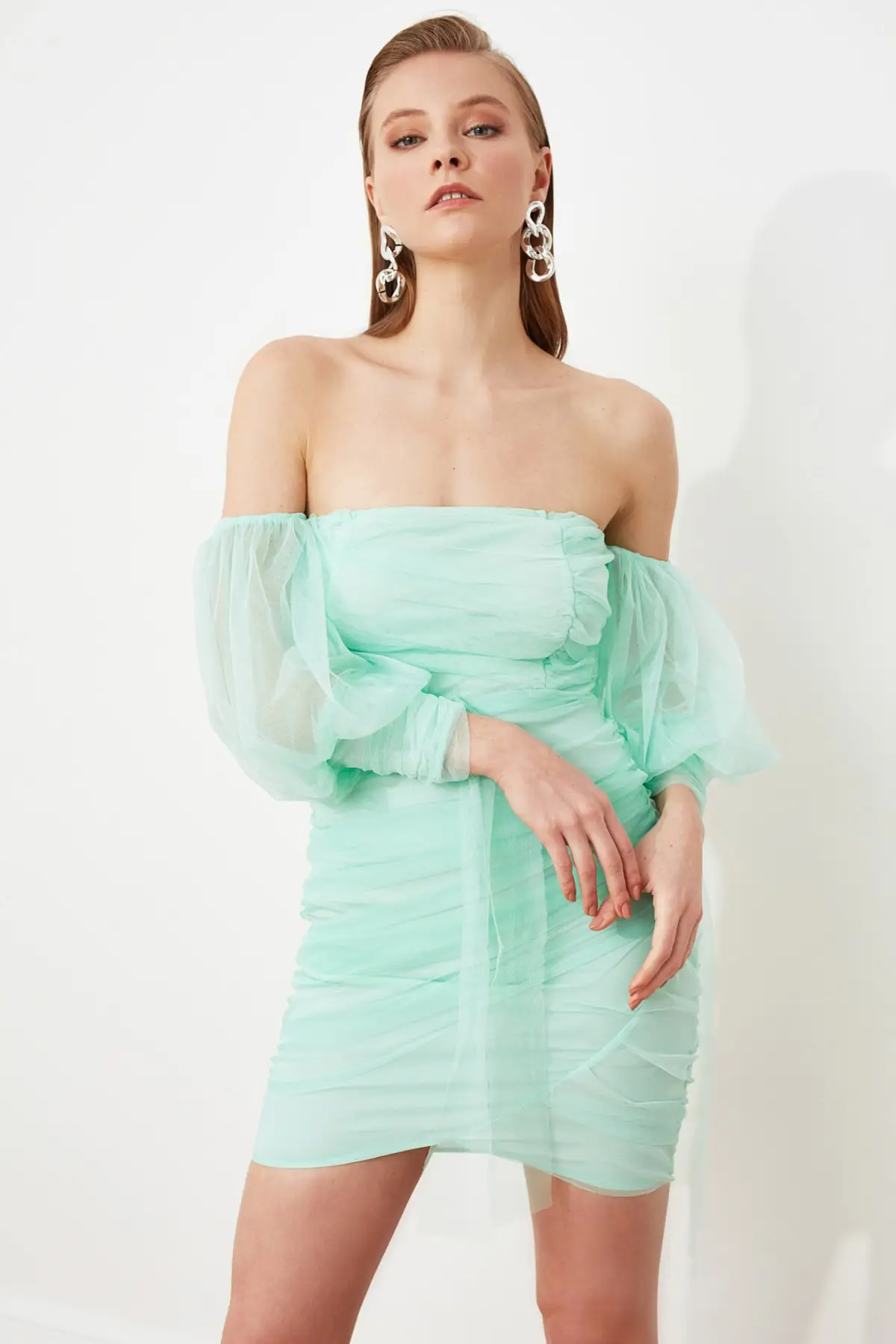 

Trendyol Sleeve Detail Dress TPRSS21EL2487