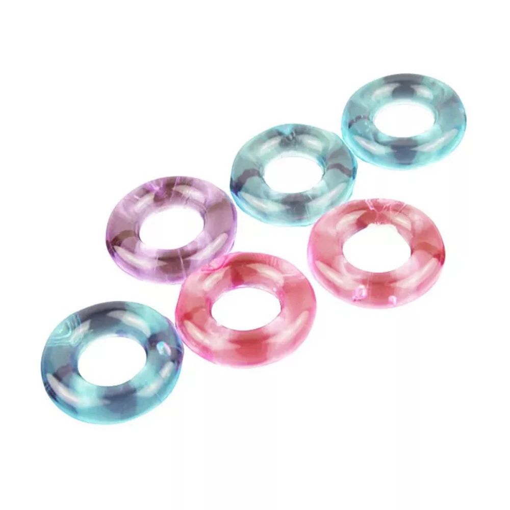 

Men Sexy Transparent Lock Ring High Elastic Thong O Ring C-Strap Ring Circle Underwear TPE Health Circle For Man