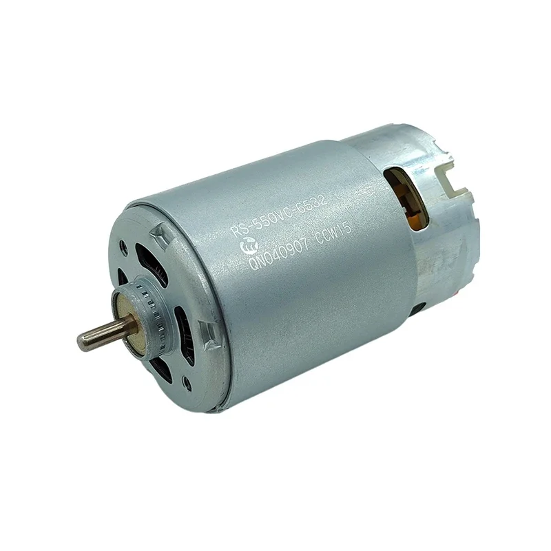 Фото Высокоскоростной электродвигатель Mabuchi RS-550VC-6532 CCW15 DC 12V 14.4V 18V 21000 об/мин для электроотверток, дрелей и садового инструмента №2