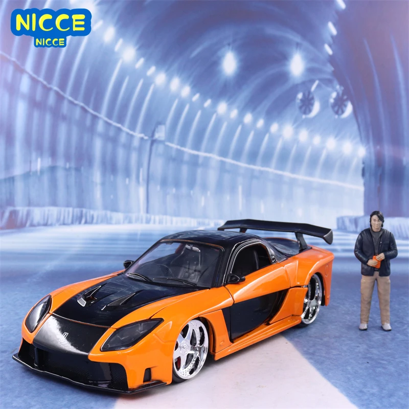 

Nicce 1:24 Fast and Furious 1995 Mazda RX-7 Collection of Diecast Alloy Model Car Toys Children Gift Collection J84 Z31
