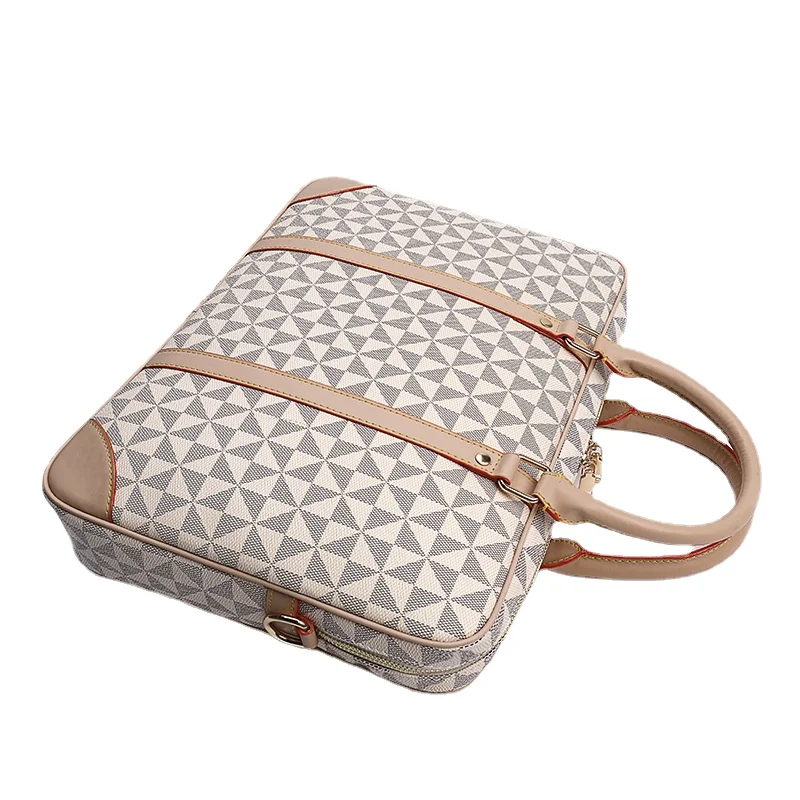 Men's and Women's Briefcases 15.6 Inch Computer Bag New Handbag Fashion One Shoulder Diagonal Bag Handbags Luxury Designer