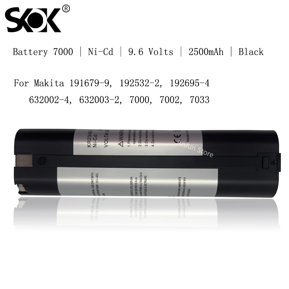 Новый Сменный аккумулятор VOLTA GE 9 6 в Ni-Cd для MAKITA 7000 7002 7033 632003-2 191679-9 192532-2 192695-4 632002-4