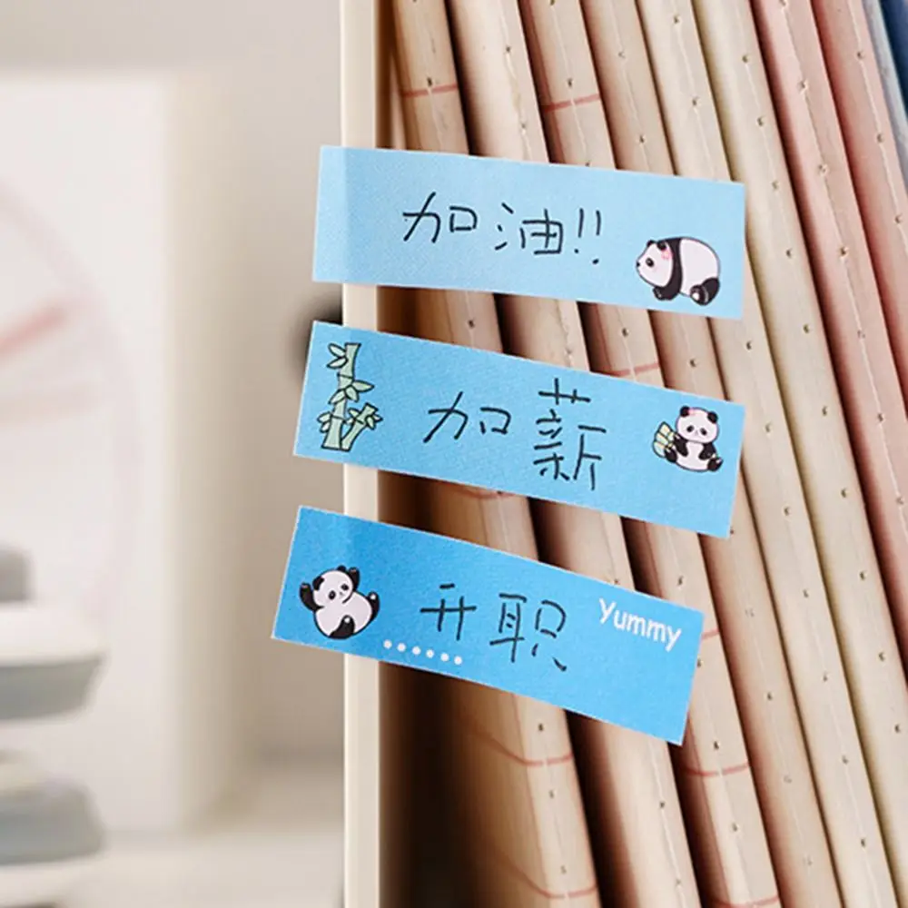Фото Индексная вкладка Kawaii Panda, липкие заметки, мультяшные блокноты N раз, креативная многофункциональная классификационная этикетка, список дел №1