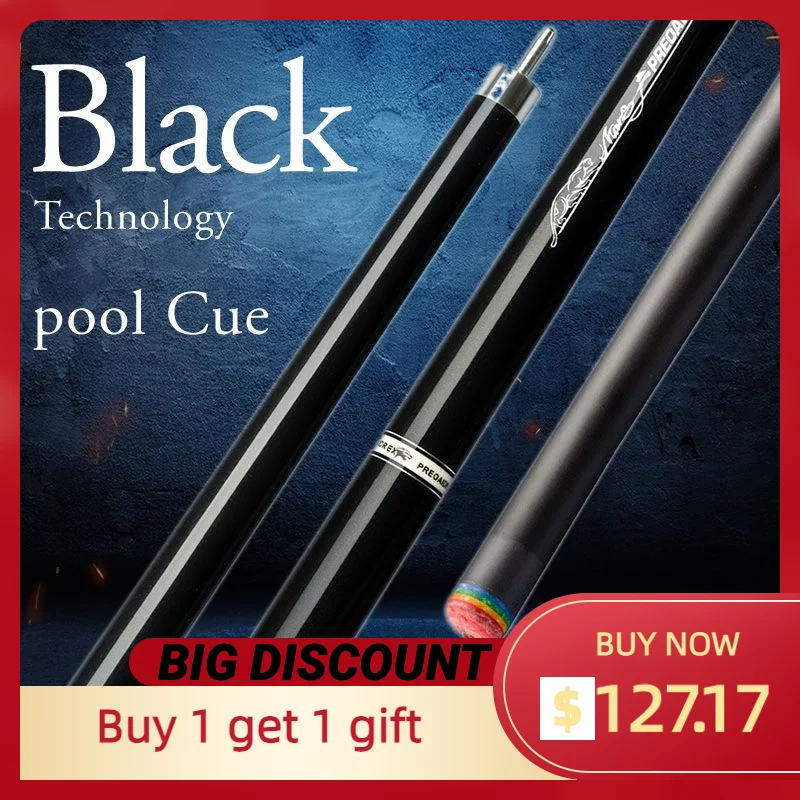 

PREOAIDR 3142 Carbon Fiber Pool Cue Stick Billiards Carbon Maple Technology Shaft Pool Cue 10.8/11.5/ 12.8mm Uni-loc Joint Cue