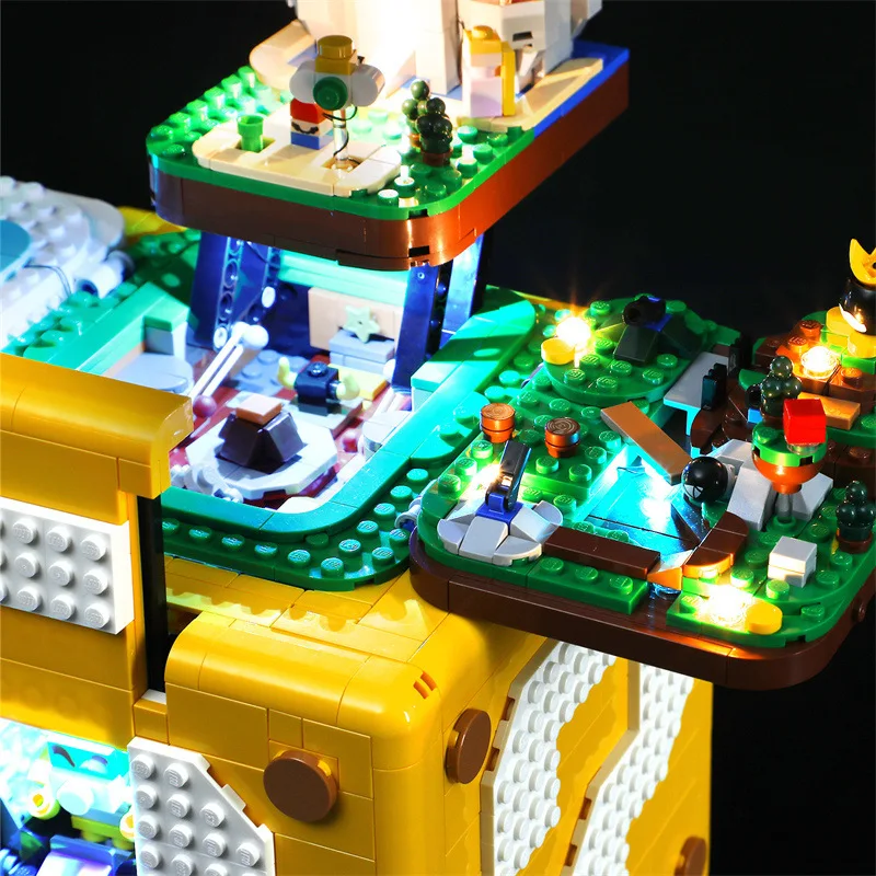 Набор осветительных приборов для Марио 71395 64 блоки с вопросами не включают в себя