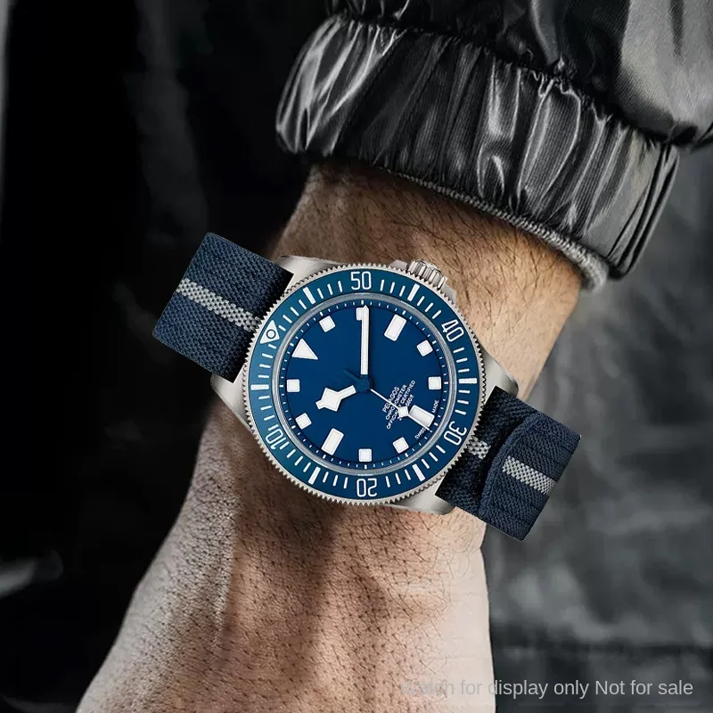 Высококачественный нейлоновый ремешок для часов 22 мм скрытого воротника TUDOR