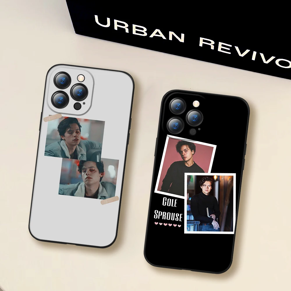 Чехол для телефона Cole Sprouse IPhone 14 13 12 11 XS X 8 7 6 Plus Mini Pro Max мягкий черный чехол - купить