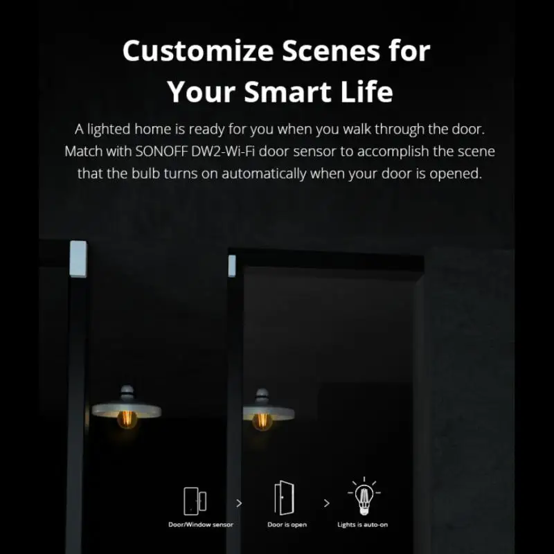Умная лампа SONOFF с Wi-Fi 7 Вт E27