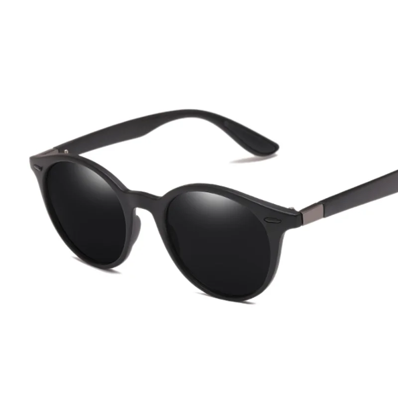 

Солнцезащитные очки поляризационные круглые для мужчин и женщин, модные классические брендовые дизайнерские зеркальные солнечные очки дл...