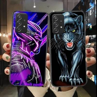 black panther black cover for samsung galaxy a51 a50 a52 5g a20e a60 a20s a71 a40 a40s a90 a70 a32 a30 a70 a21s phone case