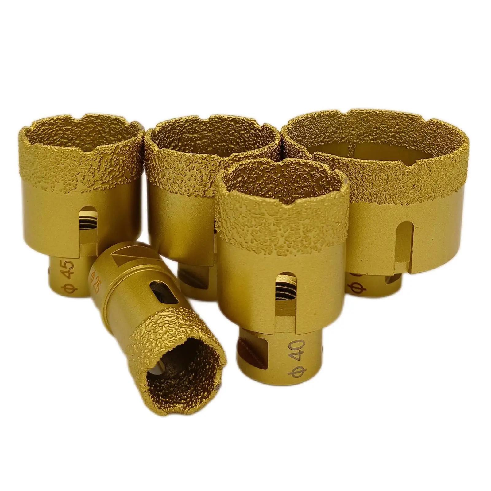 

5Pcs 25-68mm M14 Diamond Drill Bit Set Hollow Core Home Hole for Pots Marble