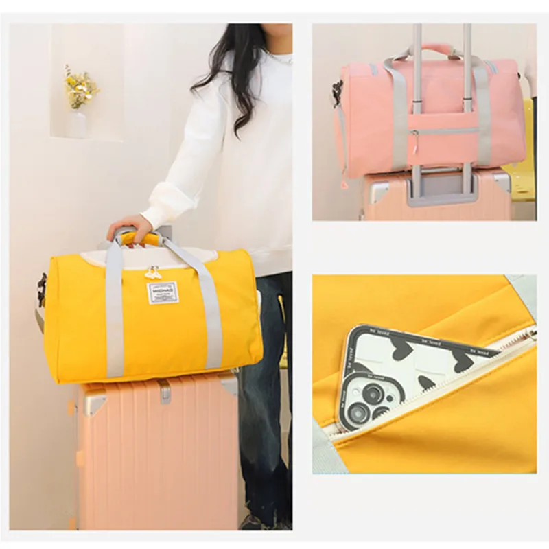 Gym Bags For Man Sport Accessories Women's Fitness Yoga Shoe Pocket Waterproof Swimming Weekend Handbag Travel Luggage Bolsas