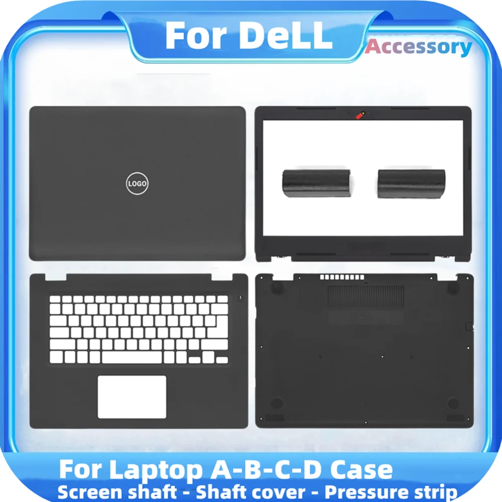 

NEW LCD Back Cover For Dell Latitude 3490 L3490 E3490 P89G Series Screen Back Cover Front Bezel Palmrest Bottom Case Hinge Cover