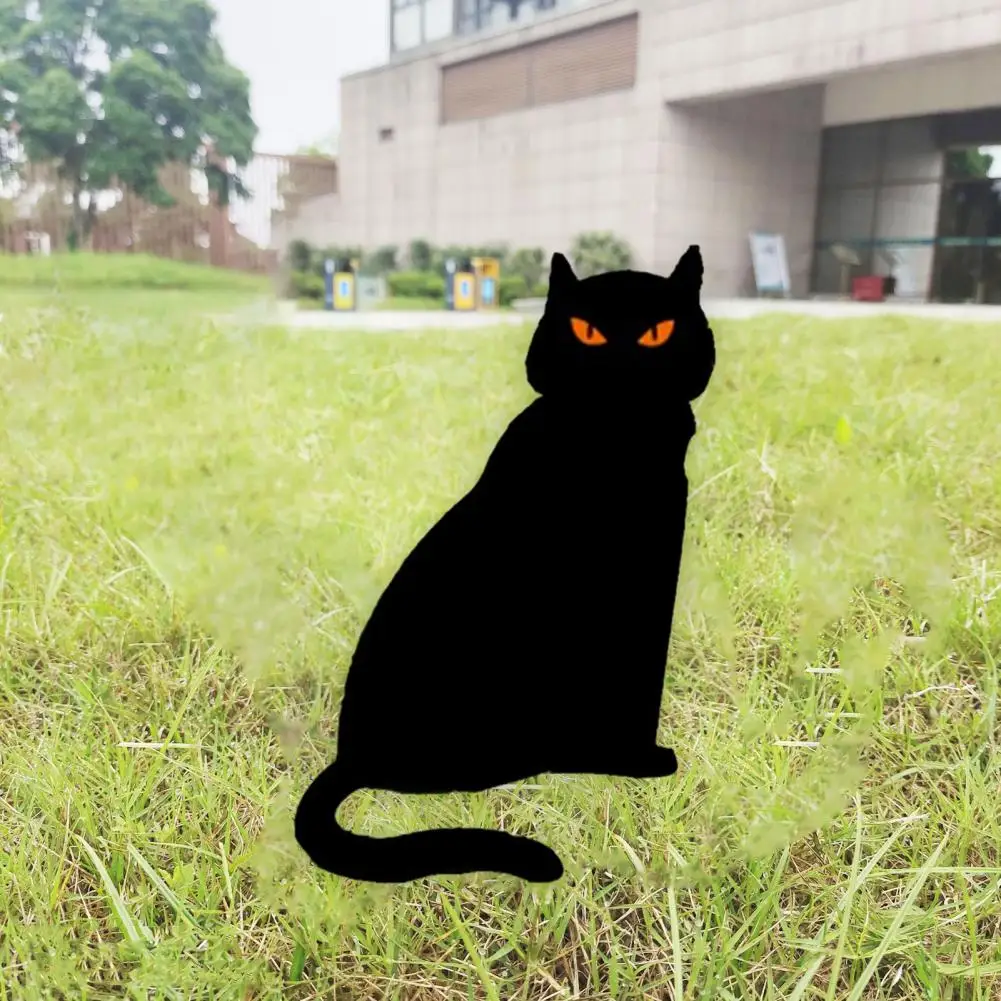 

Садовый садовый сарафан износостойкий тонкая ручная работа устойчивый к дождю внешний черный Кот силуэт кошки