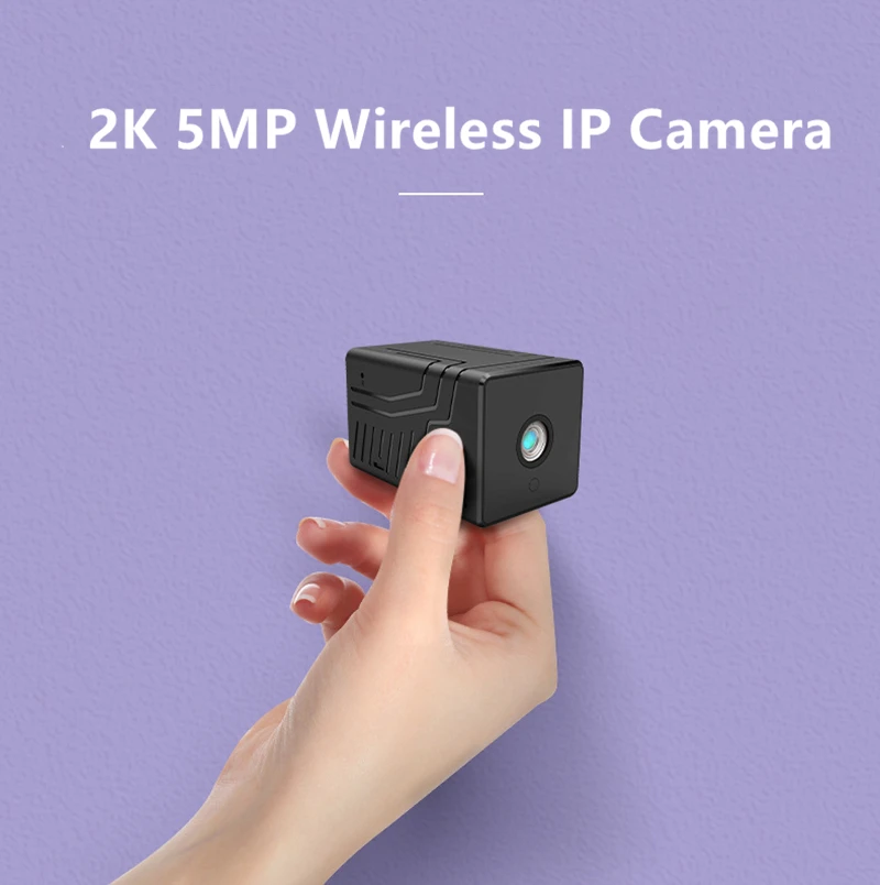 

HD 2K WiFi Camera 940nm Night Vision Wireless Battery Monitor 5MP IP Motion Detection Alarm Push Cam Home Surveillance Comcorder