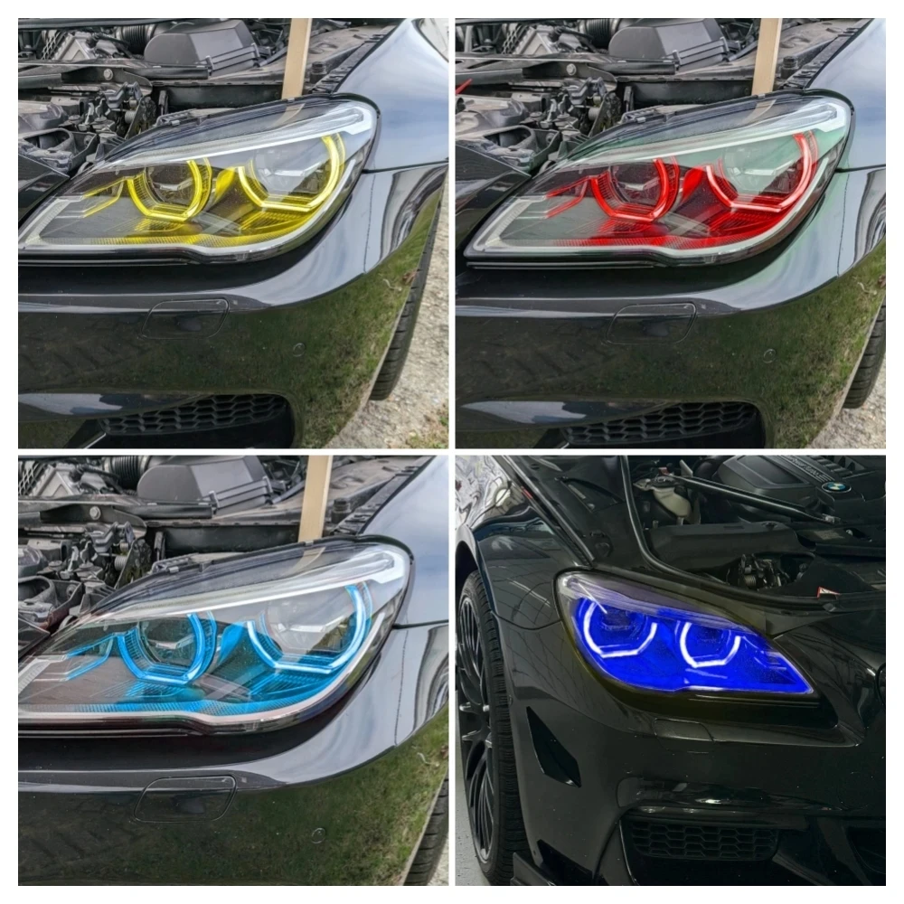 Для BMW серии 6, M6 F12 F13 F06 CSL, желтые DRL светодиодные панели «ангельские глазки» 7394901   Дневные ходовые огни 63117394902 (art.: 3920c8ec1bf72) - 3920c8ec1bf72