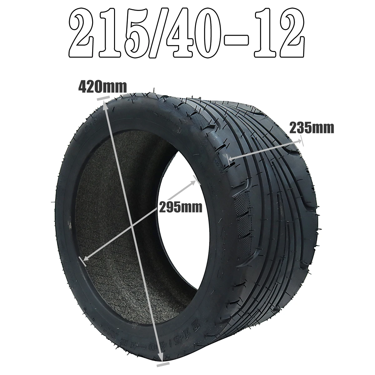

225/55-8 18x9.50-8 225/40-10 215/40-12 Vacuum Tire 8/10 Inch Front Rear Wheel for Citycoco Electric Scooter Tubeless Tyre
