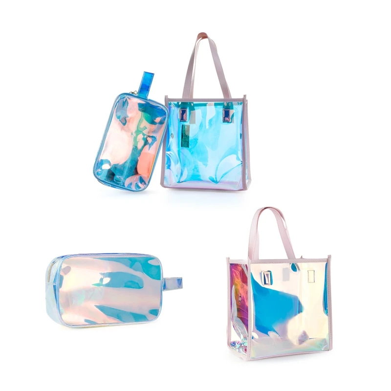 

Transparent Makeup Bag Travel Waterproof Cosmetic Bags Portable Toiletry Pouch