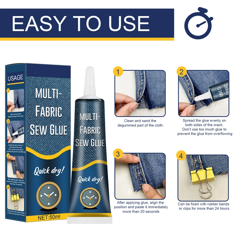 

Liquid Instant Fabric Sew Glue Leather Sew Glue Kit Secure Fast Drying Glue Liquid Sewing Ultra-stick Stitc Supplies Adhesives