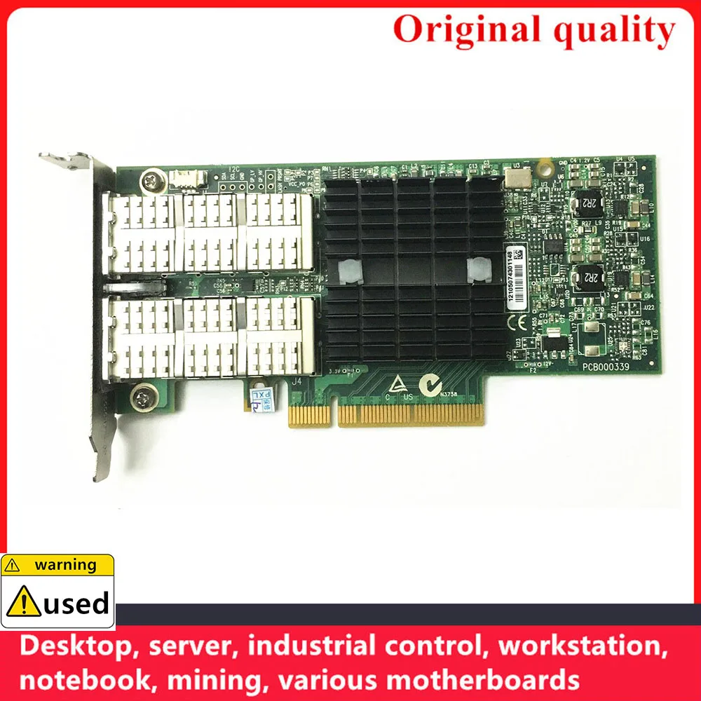 

Для Mellanox ConnectX-3 CX354A Dual 40GbE QSFP - Flashed to MCX354A-FCBT