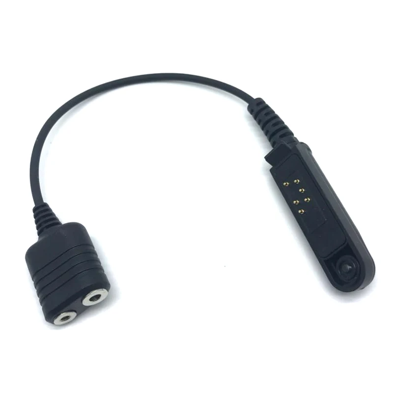 Фото Baofeng UV-9R Plus Walkie Talkie BF-9700 A58 GT-3WP Адаптер аудиокабеля для гарнитуры UV-5R UV82 UV-5S Интерфейс K 2-контактный гнездовой порт №5