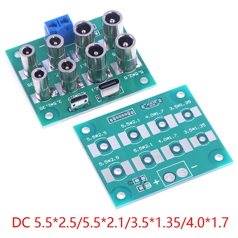 

Разъем Micro Type C для DC 5,5x2,1/2,5 4,0x1,7 3,5x1,35 мм