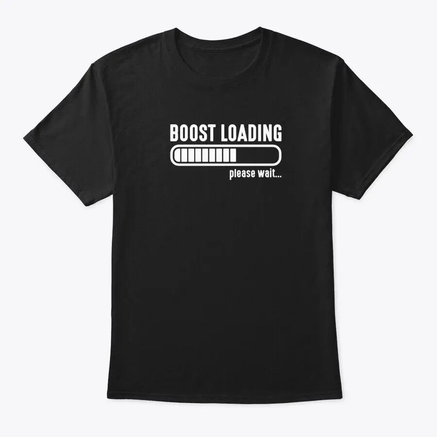 Футболка MOTORSPORT Turbo Boost Loading Please Wai Funny Car Racing
