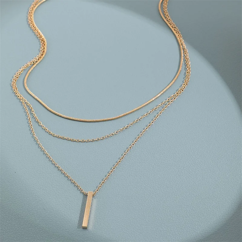 Персонализированное Многослойное Винтажное Минималистичное Ожерелье-кисть Для