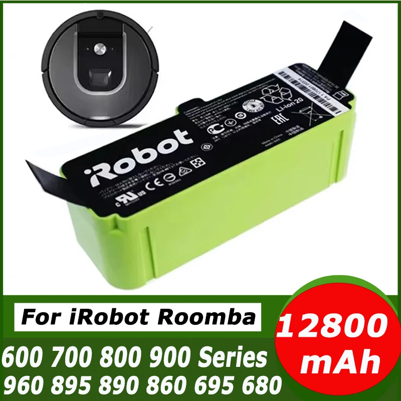 Фото Литий-ионный аккумулятор 14.4V для робота-пылесоса iRobot Roomba серий 900, 800, 700, 600, 960, 980, 981, 965, 895, 890, 860, 695, 692, 690, 680, 675 №1