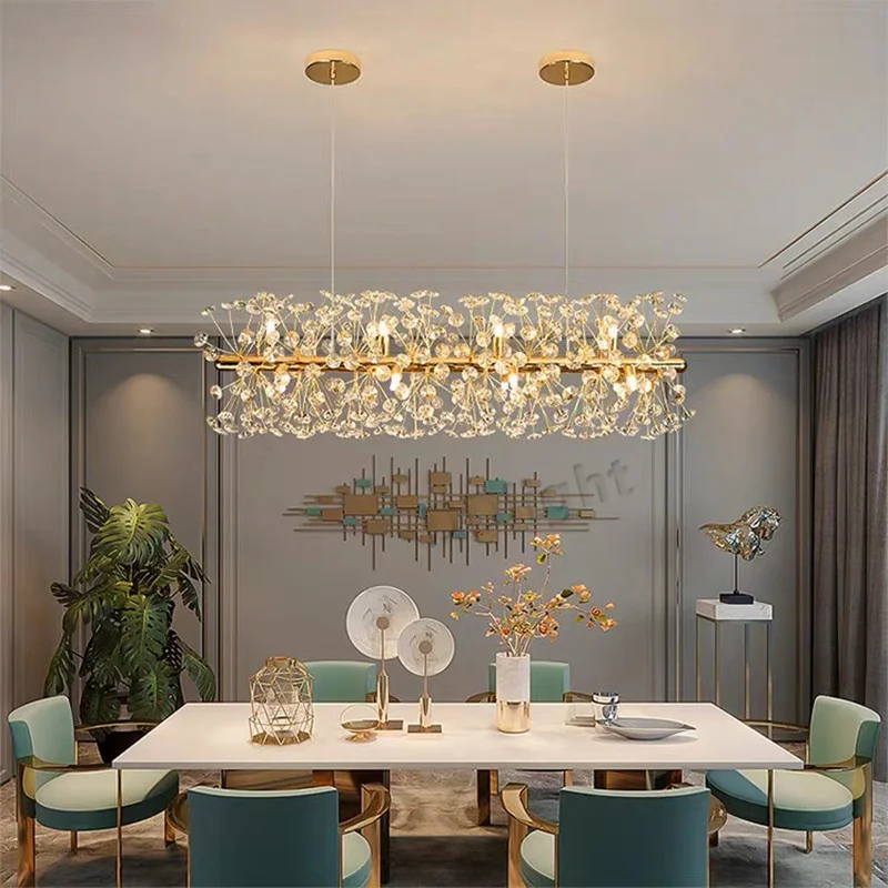 

Modern K9 Chandeliers Light For Living Room Dining Room Led Chandelier Hanging Lamp Modern Bedroom Crystal Lights Cafe Bar Decor