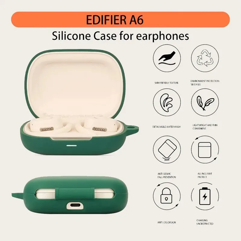 Фото Чехол Skinlee для телефона Edifier A6, матовый силиконовый противоударный мягкий чехол для Edifier A6, задняя крышка. №2