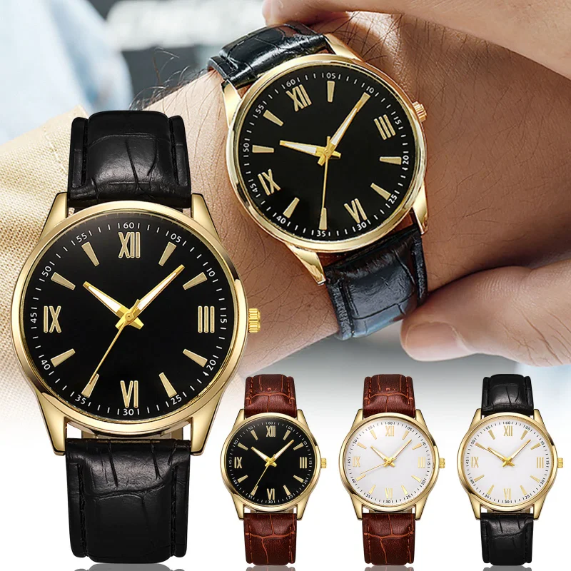 

2023 Men's Fashion Business Male Watch Watches Men Luxury Blue Leather Mesh Belt Analog Quartz Watch Relogio Masculino Watch