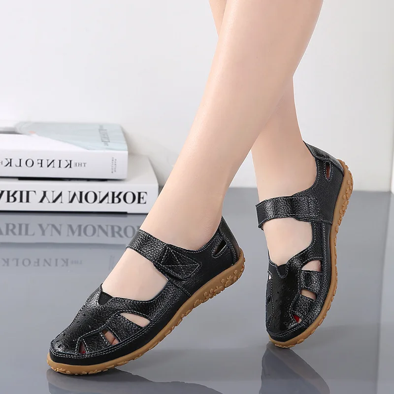 

New Summer Women's Sandals Casual Ladies Closed Toe Beach Sandals Women Flat Shoes Outdoor Comfort Walking Fashion Sneakers