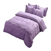 royal court style bedding set simple duvet cover polyester sanding twin queen king bedroom comforter sets printing bed clothes