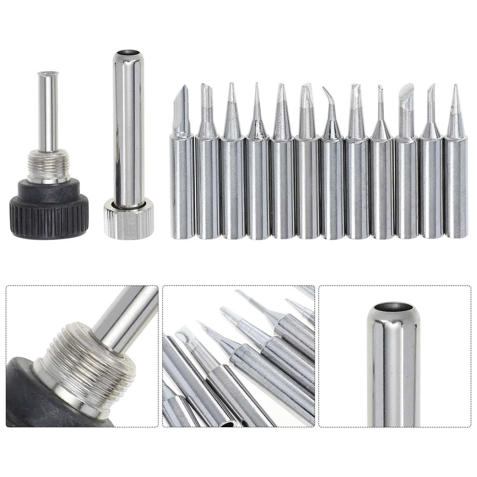 

1 Set Soldering Socket Tip Kit Multipurpose Copper Welding Tip Replacements