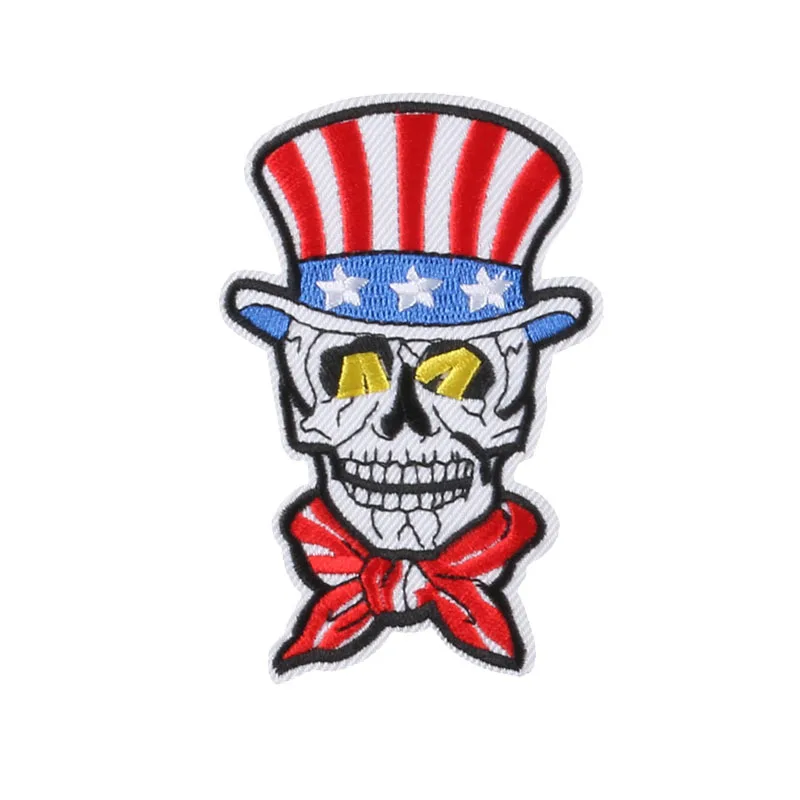 Фигурка чева Гевары с кубинским флагом термоклейкая нашивка черепом в США