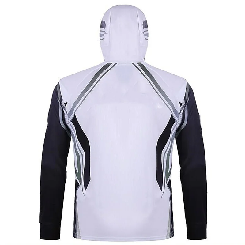 2024 With Hood Custom Sublimation Printed Uv Protection Long Sleeve Men Fishing Hoodie Quick Dry Fishing Shirts enlarge