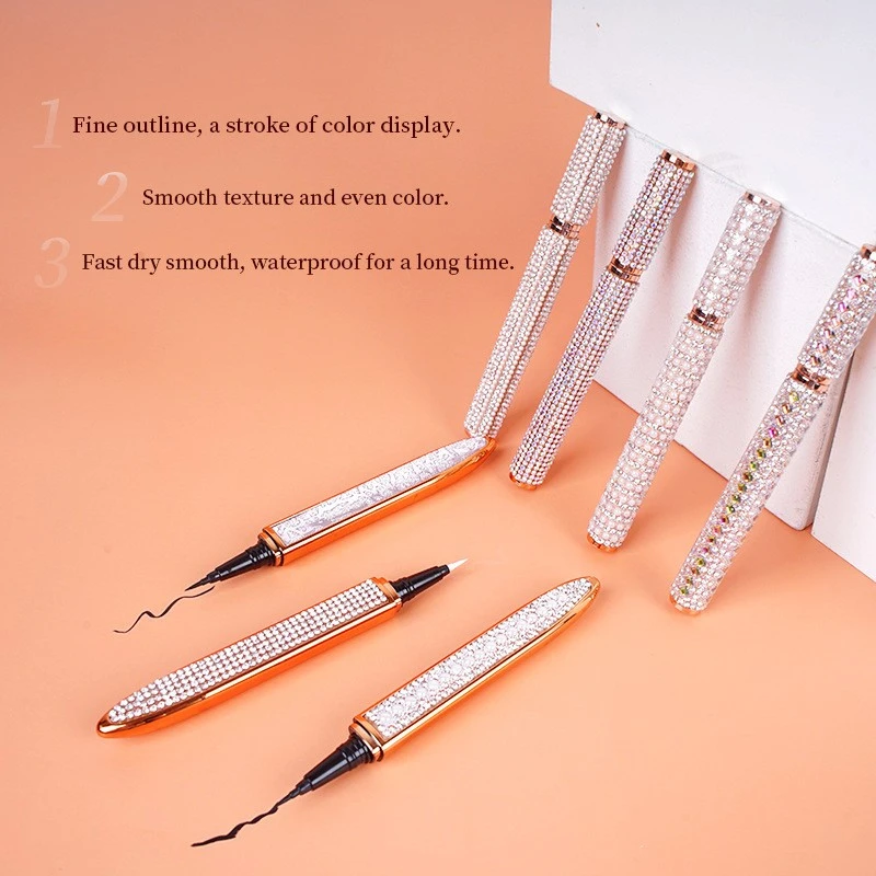 2-в-1 тонкий наконечник ручки регулируемая подводка для глаз быстросохнущая и