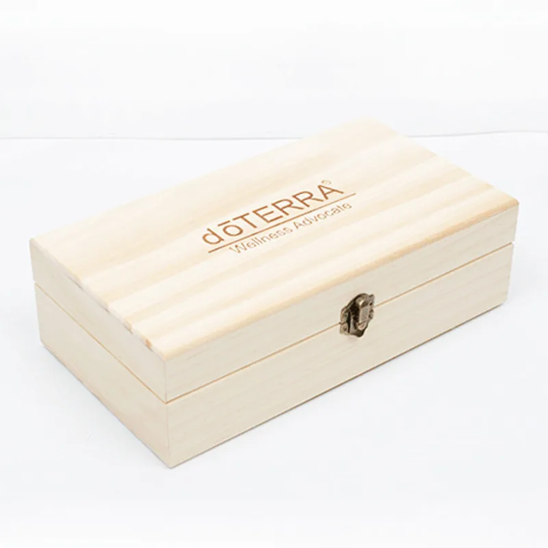 Деревянная коробка для хранения эфирных масел на 25/21 ячеек DoTERRA 15 мл 24/20 + 1 отсек