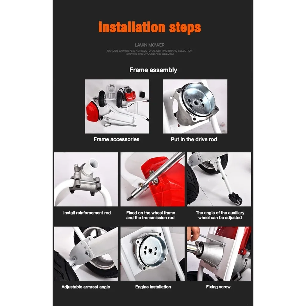 Новая Модель GX35 4-тактный двигатель 3 в 1 колесная щетка резак стринговый триммер