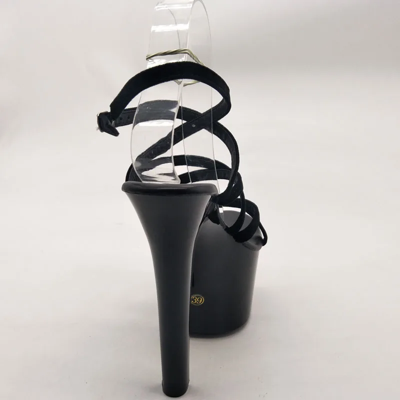 LAIJIANJINXIA/Новинка 17 см/7 дюймов модные пикантные экзотические женские сандалии на