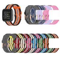 nylon woven strap for fitbit versaliteversa 2blaze band smart watch replacment watchband sport loop bracelet fitbit band
