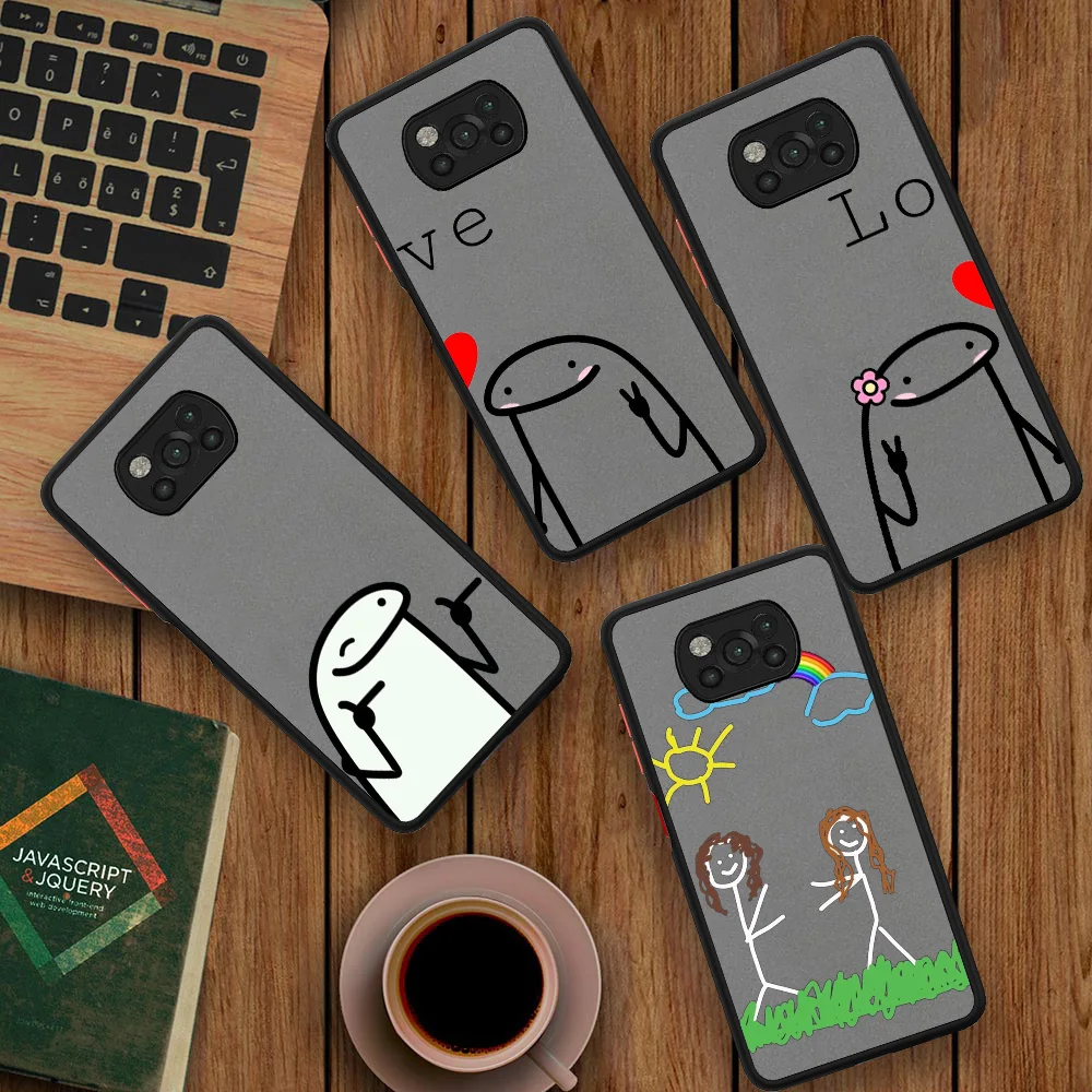 

Cute Matchman Phone Case For Xiaomi Poco X3 NFC Por M3 F3 F1 Note 11 10 Pro 9S 9 10S 8 7 8T K40 9A 9C Funda Coque Cover
