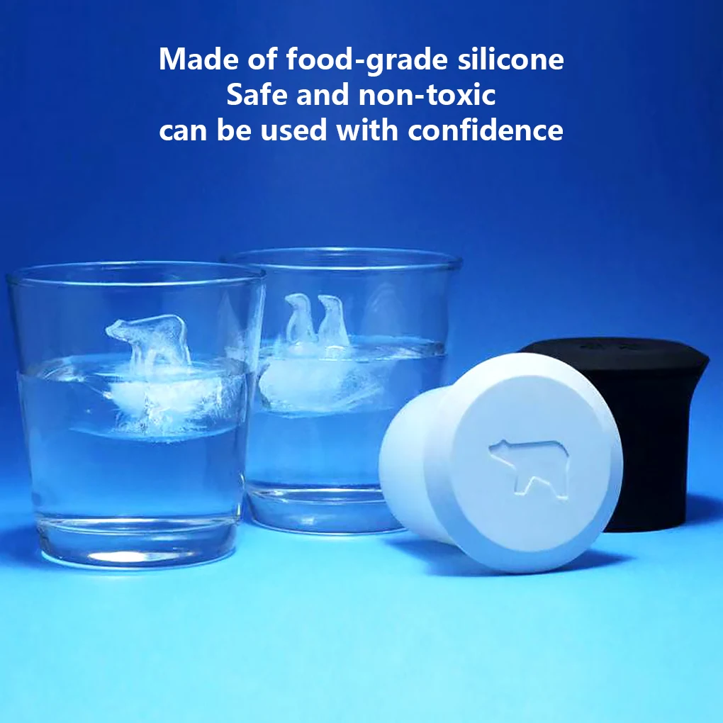 

Ice Cube Molds Animal Shape Drinking Freezing Making Moulds Kitchen Decoration Baking Chocolate Maker