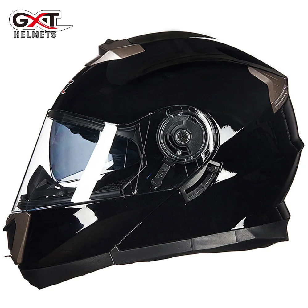 

GXT Classic Modular Flip Up Motocross Racing Casque Helmet Safety Dual Lens Full Face Motorcycle Capacete Moto DOT Approved