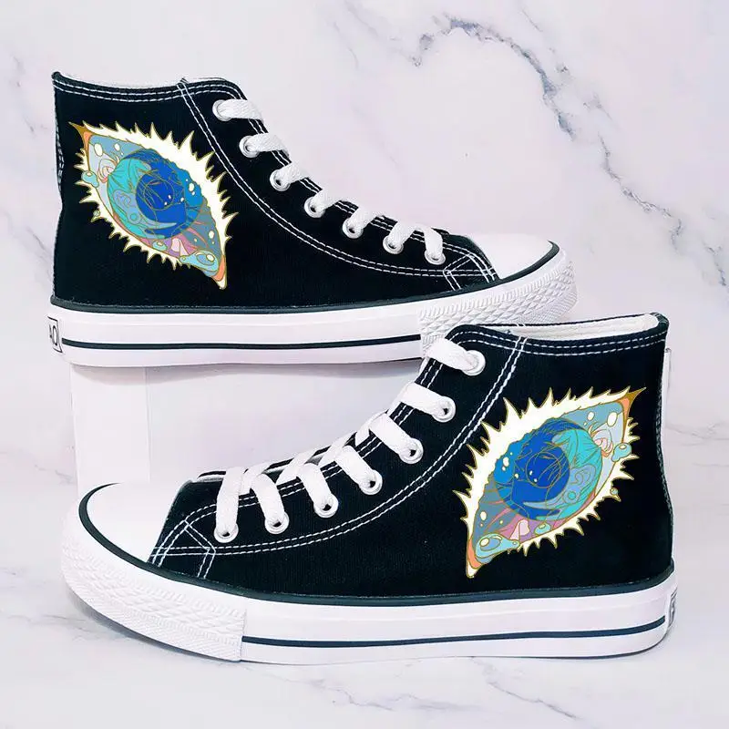 Кроссовки с высоким берцем из аниме драпировка